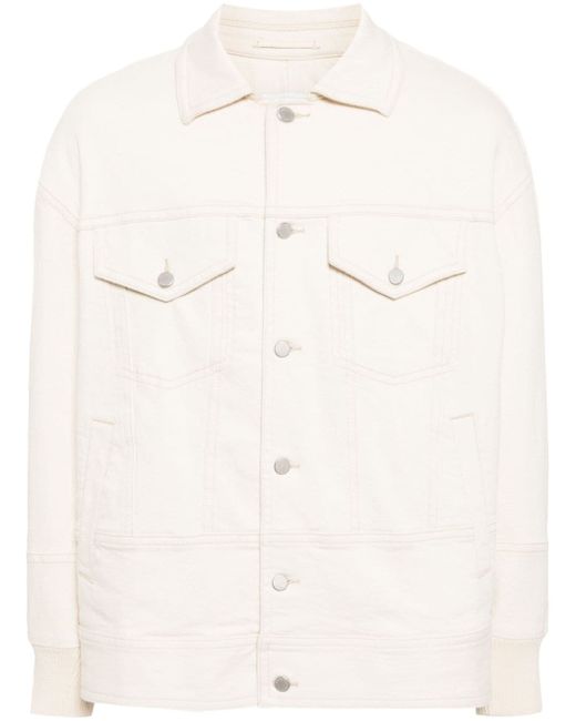 Croquis classic-collar cotton-blend denim jacket