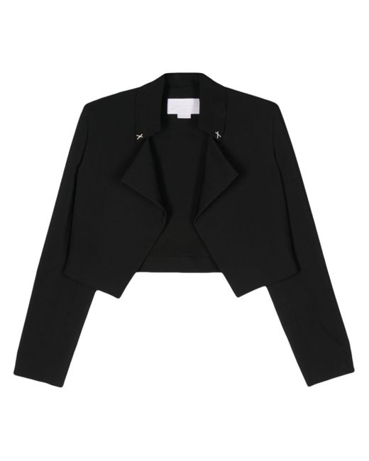 Genny open-front cropped blazer