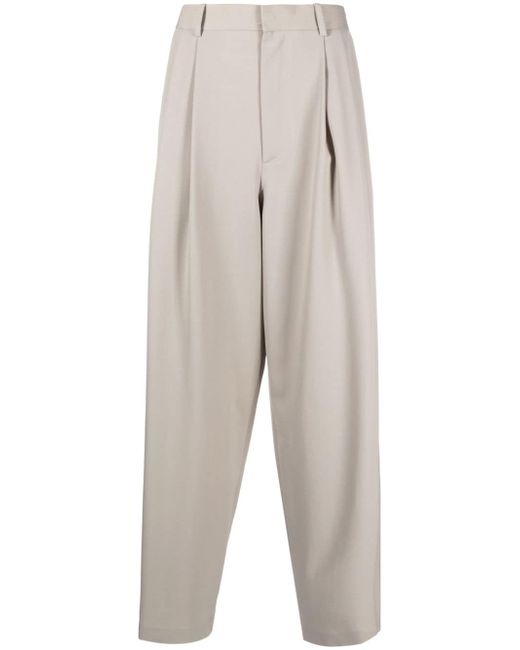 The Row pleated wide-leg trousers