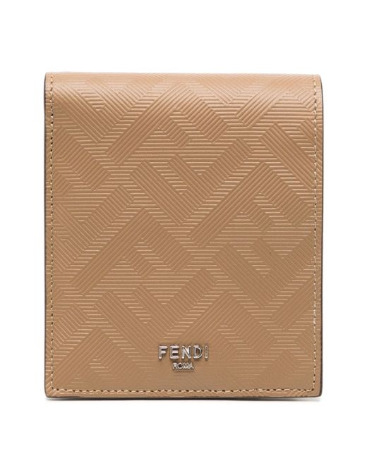 Fendi Shadow leather bi-fold wallet