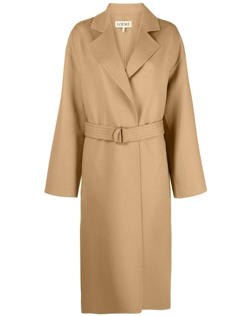Loewe single-breasted belted coat