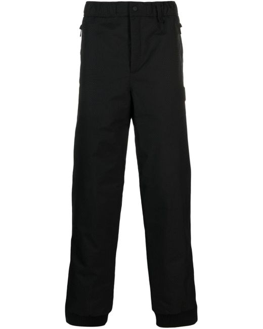 Fendi logo-patch straight-leg ski trousers