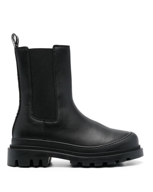 Loewe logo-tab leather Chelsea ankle boots