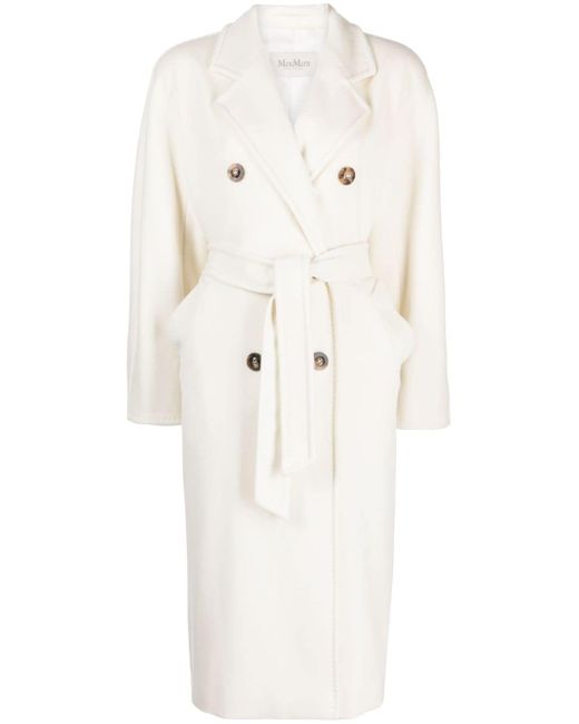 Max Mara double-breasted notched coat