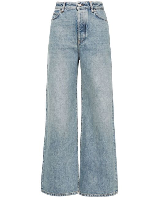Loewe high-rise wide-leg jeans