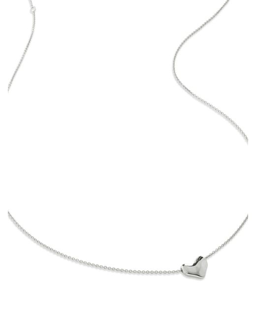 Monica Vinader heart-charm necklace