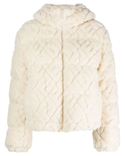 Fendi FF-pattern hooded ski jacket