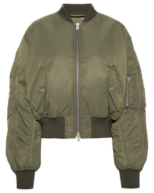 Acne Studios zip-detail padded bomber jacket