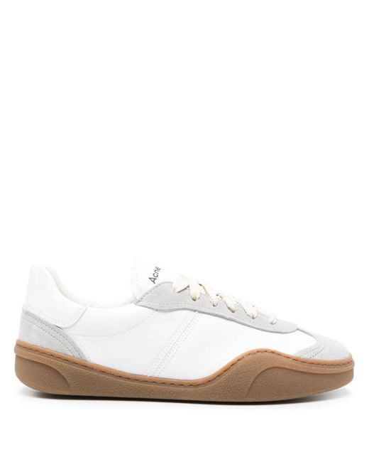 Acne Studios panelled-design leather sneakers