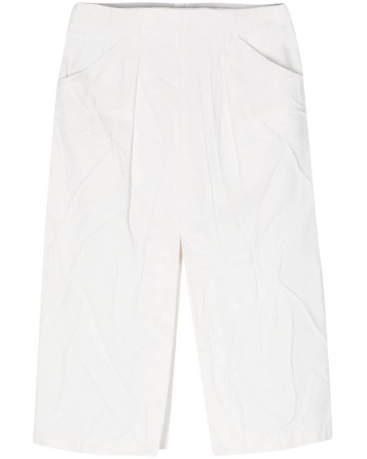 Odeeh textured A-line skirt