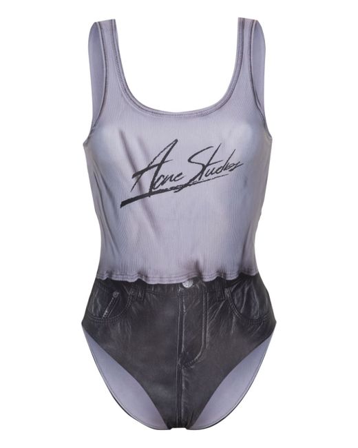 Acne Studios clothing-print swimsuit