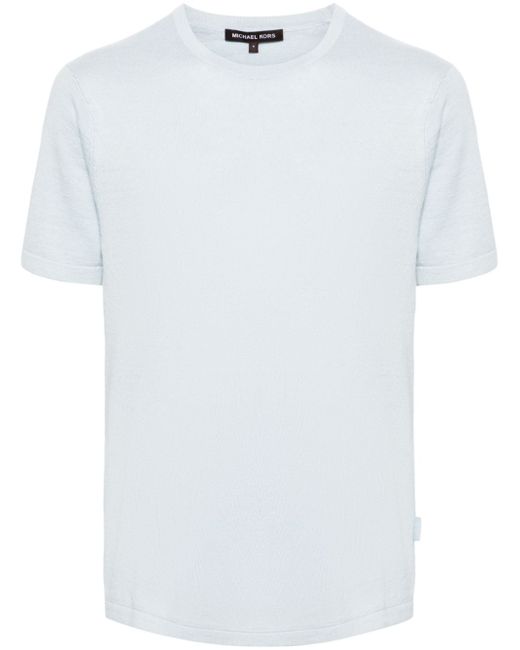 Michael Kors round-neck ribbed-knit T-shirt