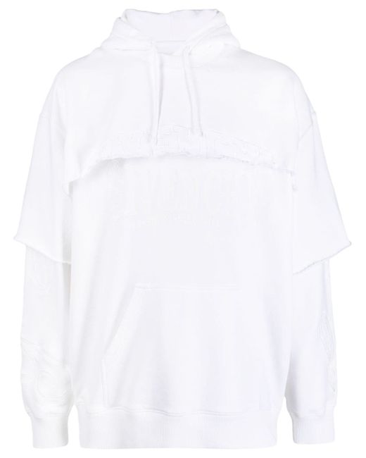 Givenchy layered drawstring hoodie