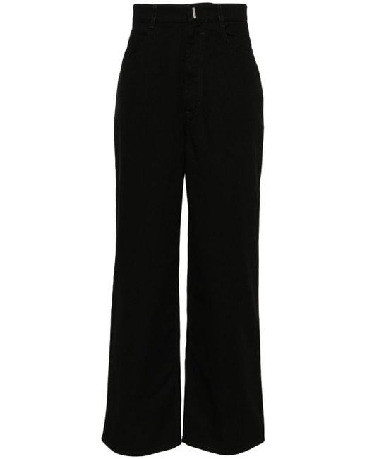 Givenchy mid-rise wide-leg jeans