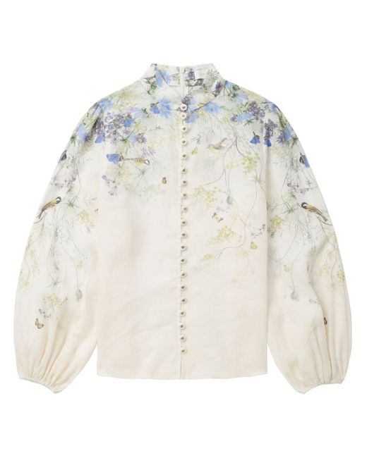 Zimmermann Harmony floral-print blouse