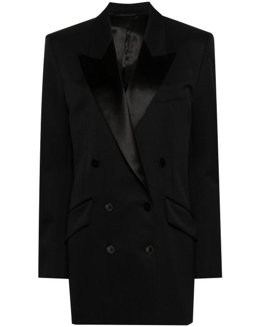 Givenchy satin-lapels double-breasted blazer