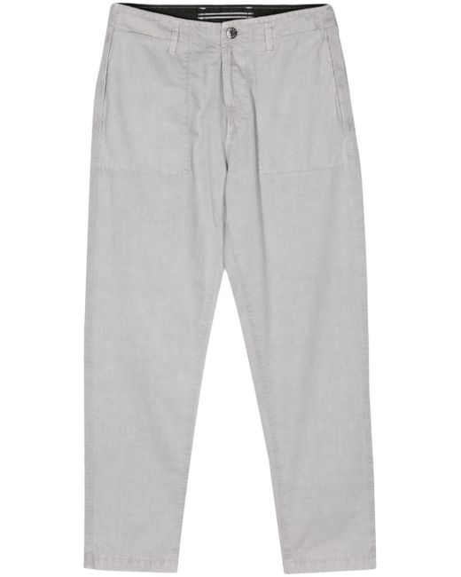 Stone Island mid-rise tapered trousers
