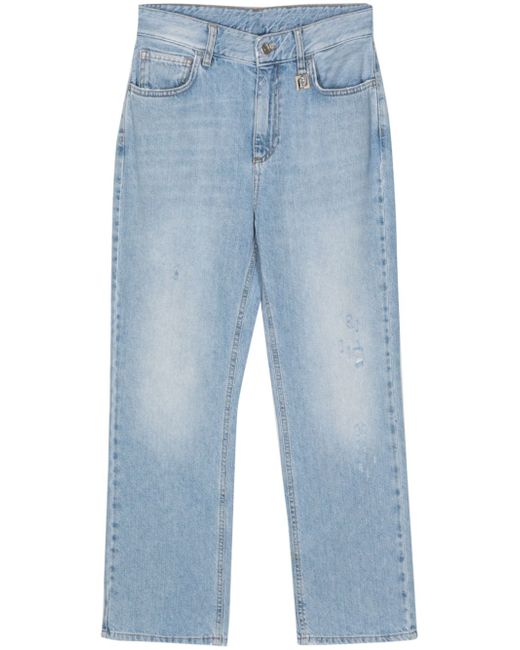 Liu •Jo distressed cropped jeans