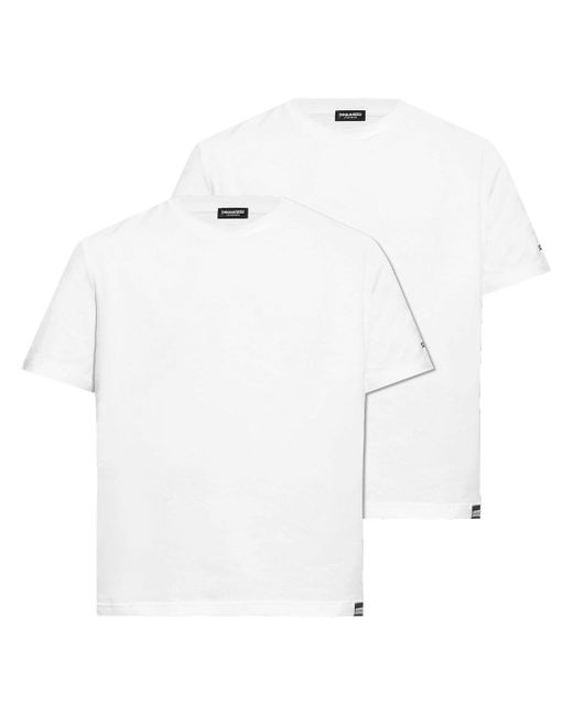 Dsquared2 logo-print T-shirts pack of two