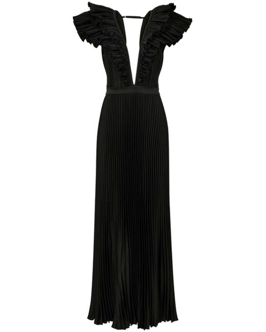 L'Idée Tuileries pleated gown