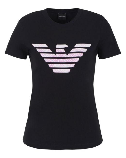 Emporio Armani logo-print stretch-cotton T-shirt