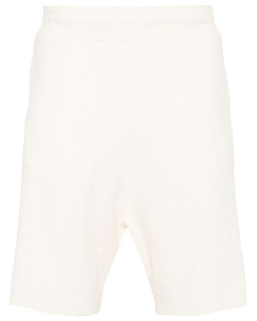 Golden Goose Lionel striped knitted shorts