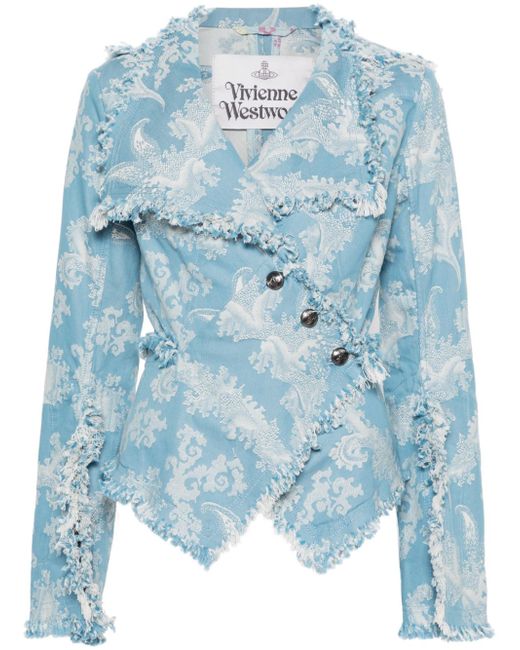 Vivienne Westwood Worth More fringed jacket