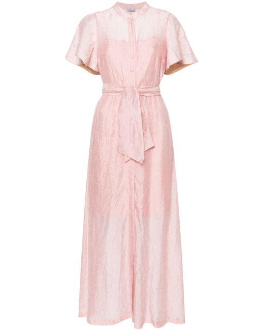 Baruni Clematis belted maxi dress