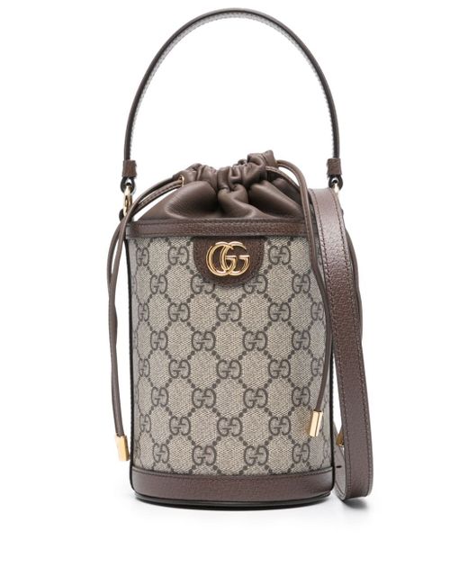 Gucci Ophidia leather bucket bag