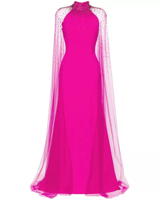 Jenny Packham Limelight crystal-embellished gown