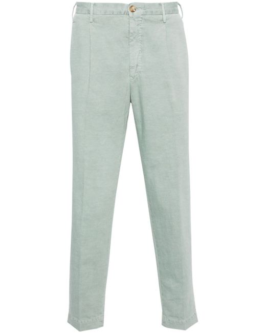 Incotex mid-rise tapered trousers