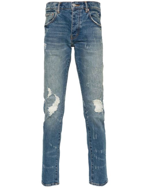 Purple Brand P001 distressed slim-fit jeans