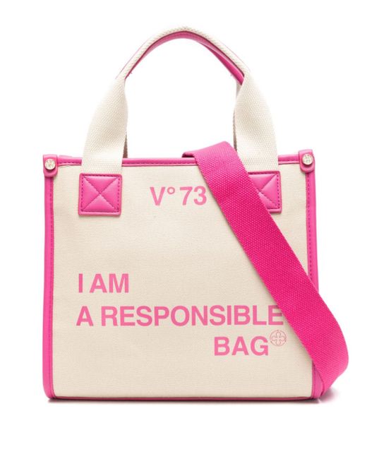 V°73 Responsibility Bis canvas tote bag