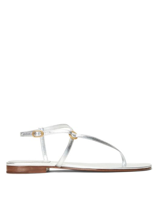 Polo Ralph Lauren thong-strap leather sandals
