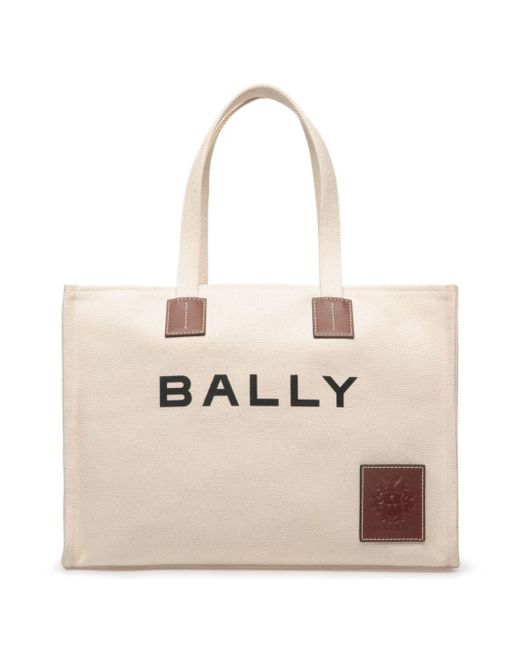 Bally Akelei logo-print tote bag