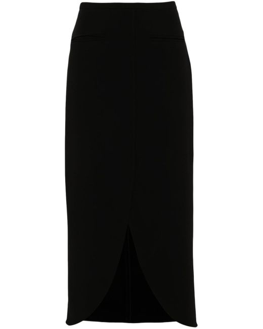 Courrèges Ellipse tailored maxi skirt