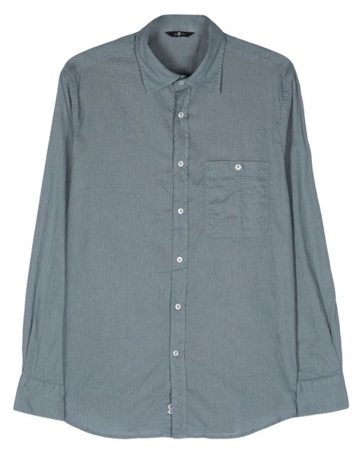 7 For All Mankind classic-collar long-sleeve shirt