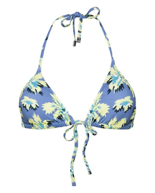 Paul Smith Palmera-print bikini top