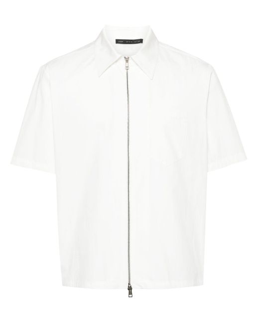 Low Brand zip-up short-sleeve shirt