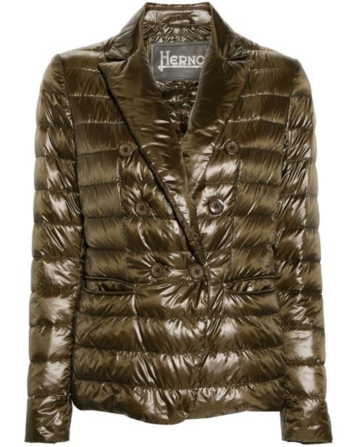 Herno double-breasted down jacket