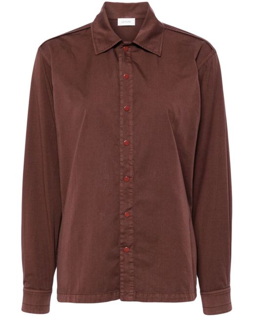 Lemaire dyed satin shirt