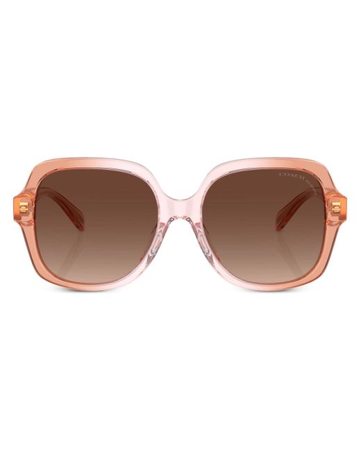Coach ombré-effect oversize-frame sunglasses