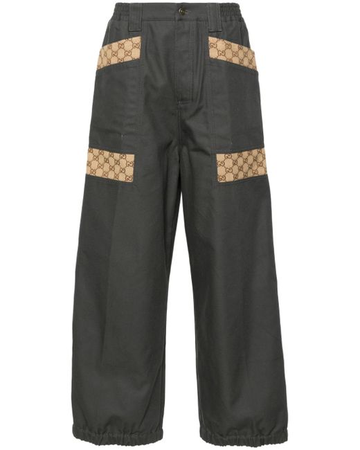 Gucci GG Supreme canvas trousers