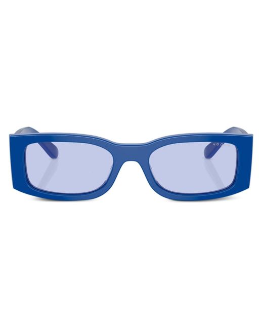 VOGUE Eyewear logo-print rectangle-frame sunglasses