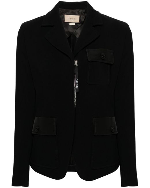 Gucci single-breasted wool jacket