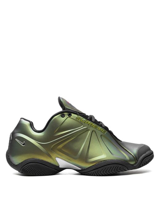 Nike x Supreme Air Zoom Courtposite Metallic Gold sneakers