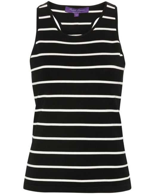 Ralph Lauren Collection striped knitted top