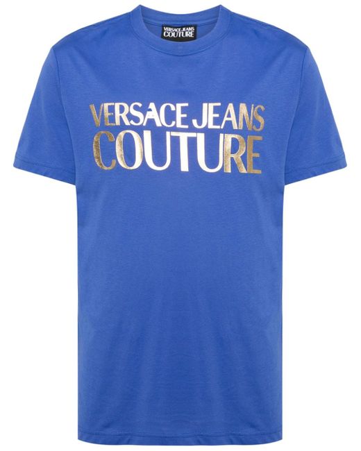 Versace Jeans Couture logo-foil T-shirt