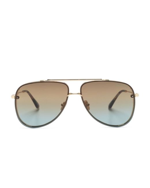 Tom Ford Leon pilot-frame sunglasses