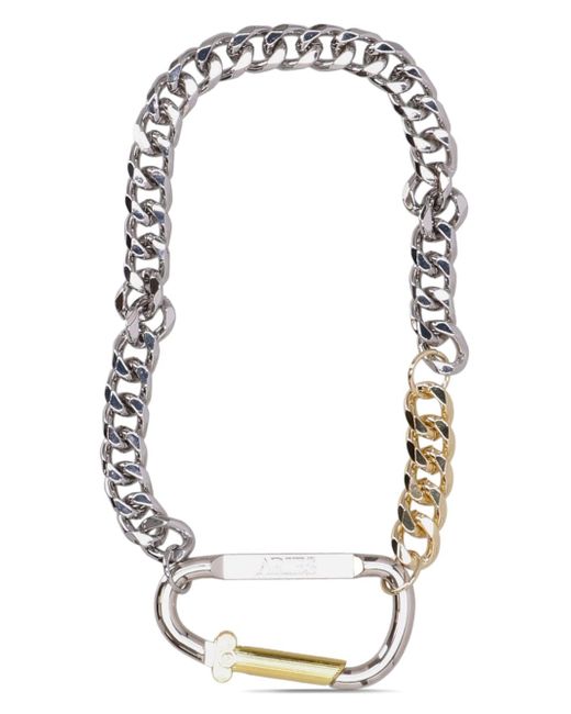 Aries Column Carabiner chunky necklace